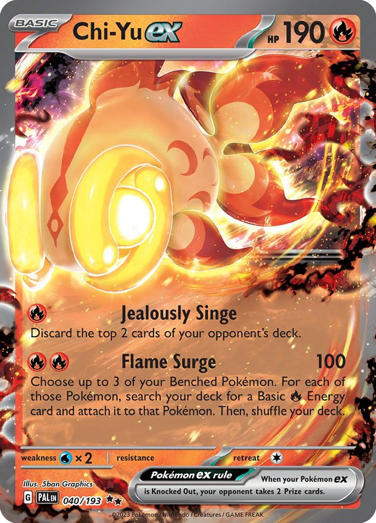 Chi-Yu ex - Paldea Evolved (040) - CardCollect