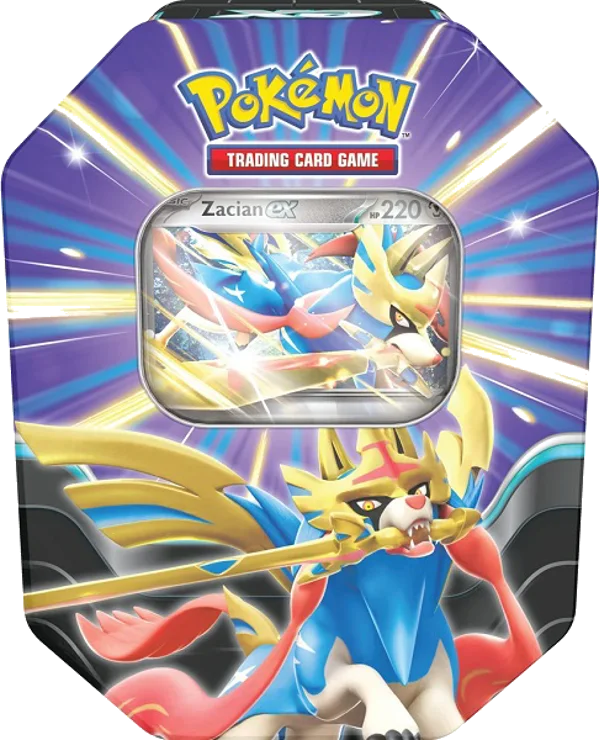 Slashing Legends Tin featuring Zacian ex