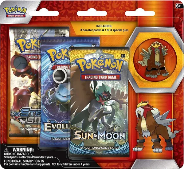 Legendary Beasts Collector Pin Blister Pack: Entei