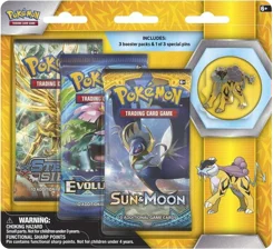 Legendary Beasts Collector Pin 3 Pack Blister - Raikou