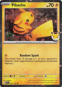 Pikachu 2026 Pokemon Day - Temporal Forces (051) [Holo]