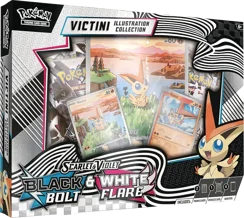 Black Bolt & White Flare Victini Illustration Collection
