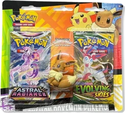 Evolving Skies Back to School Eevee Eraser 2-pack Blister