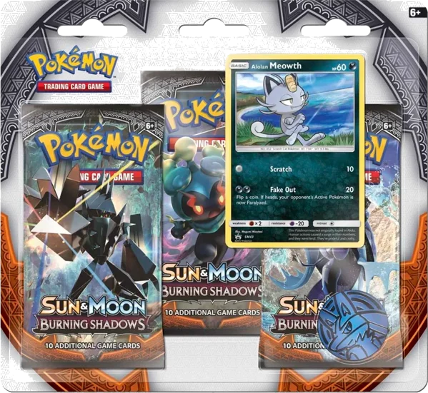 Burning Shadows 3-pack Blister