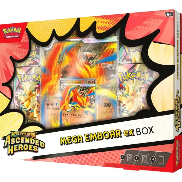 Ascended Heroes Mega Emboar ex Box